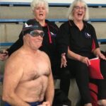 Greg Psyching Up For 1st Masters Comp Swim With Wendy And Wilma 4 6 22